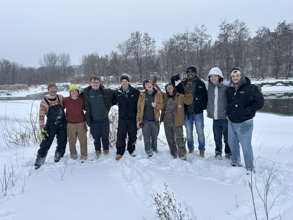 students volunteering